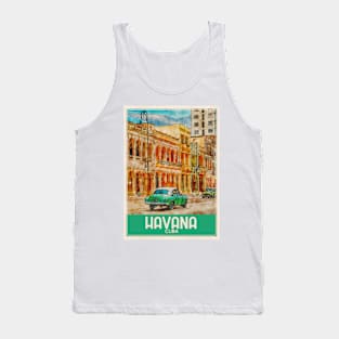 Havana Cuba Travel Art Tank Top